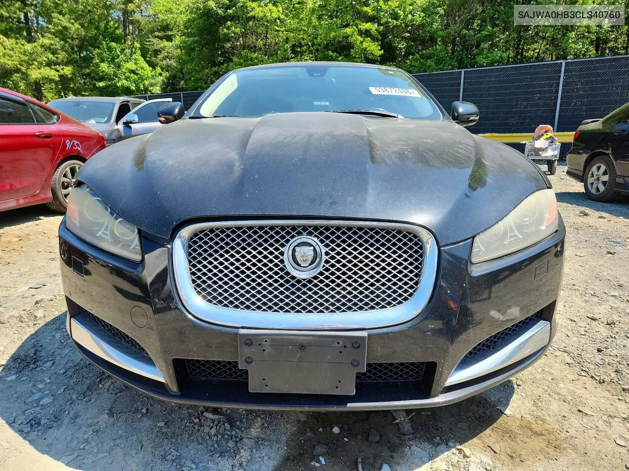 2012 Jaguar Xf Portfolio VIN: SAJWA0HB3CLS40760 Lot: 53872406