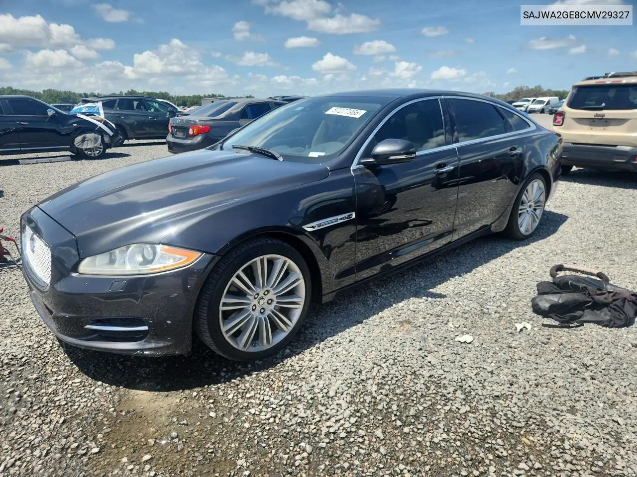 2012 Jaguar Xjl Supercharged VIN: SAJWA2GE8CMV29327 Lot: 57277966