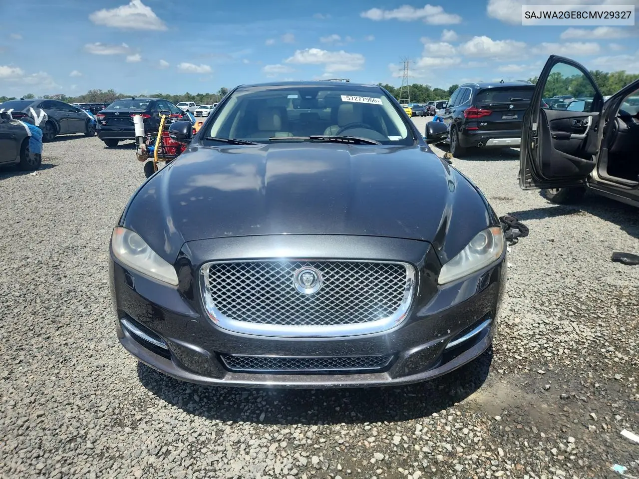 2012 Jaguar Xjl Supercharged VIN: SAJWA2GE8CMV29327 Lot: 57277966