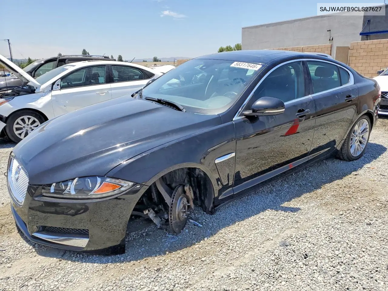 2012 Jaguar Xf VIN: SAJWA0FB9CLS27627 Lot: 58317646