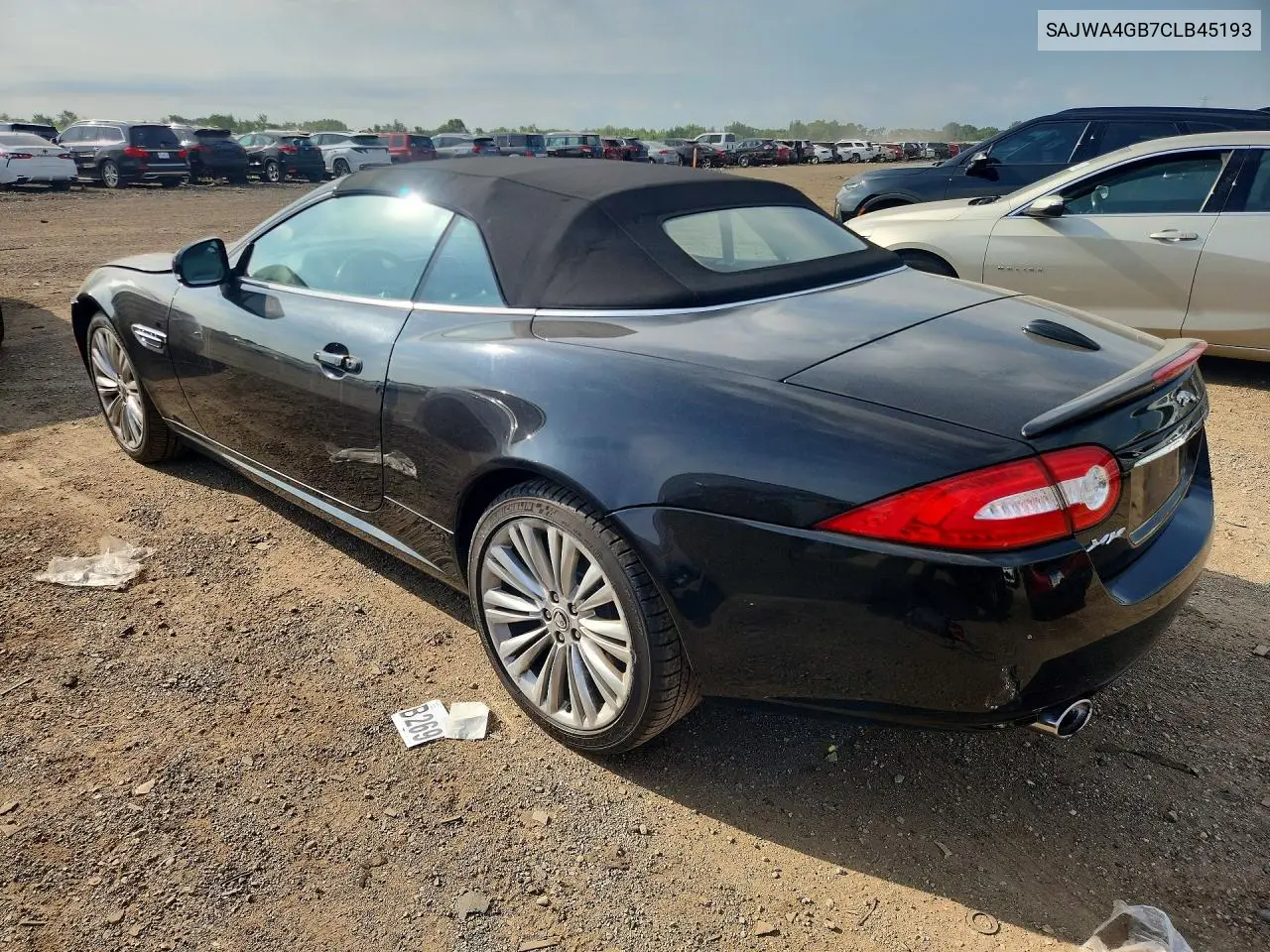 2012 Jaguar Xk VIN: SAJWA4GB7CLB45193 Lot: 59599206