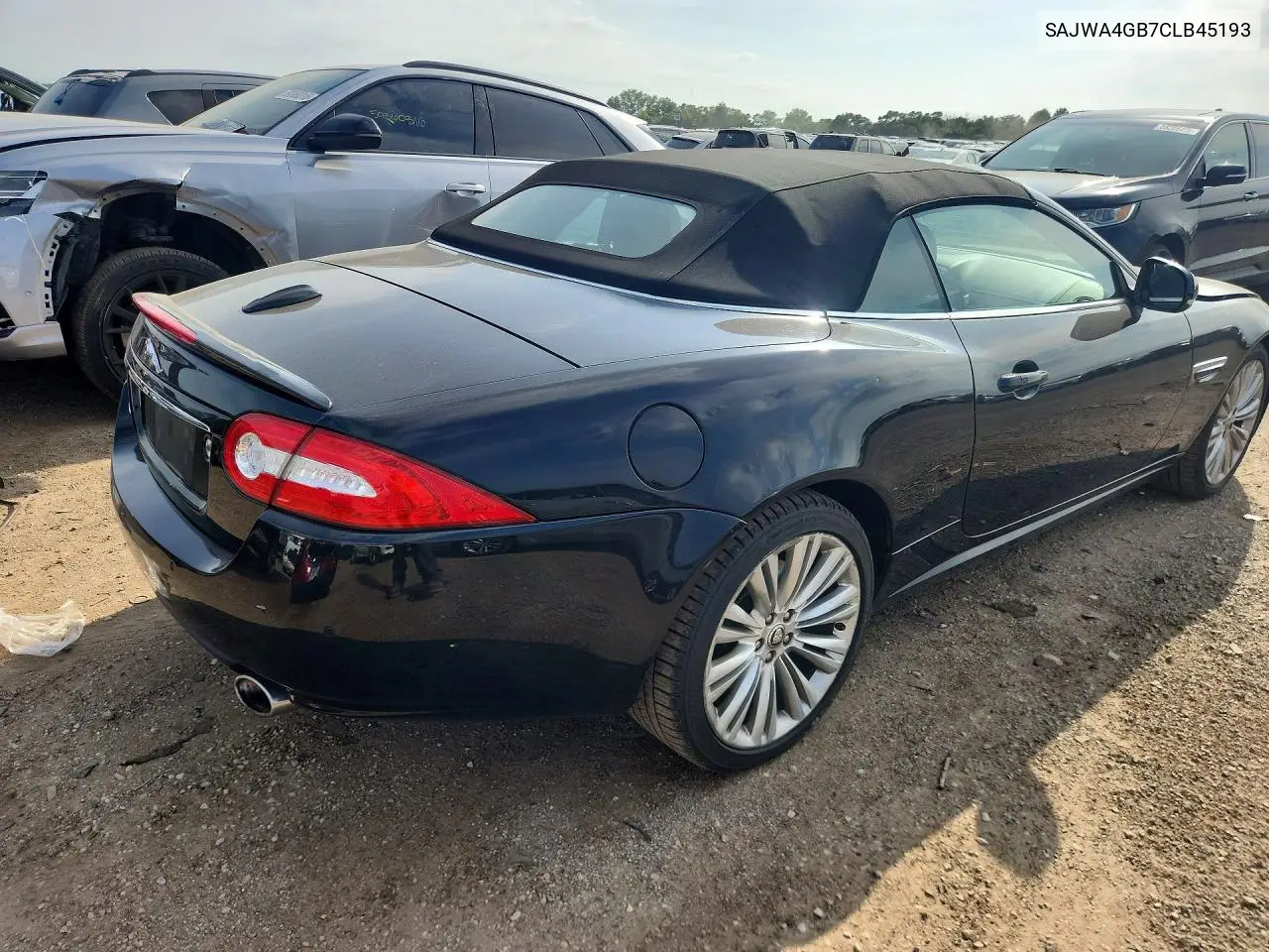 2012 Jaguar Xk VIN: SAJWA4GB7CLB45193 Lot: 59599206