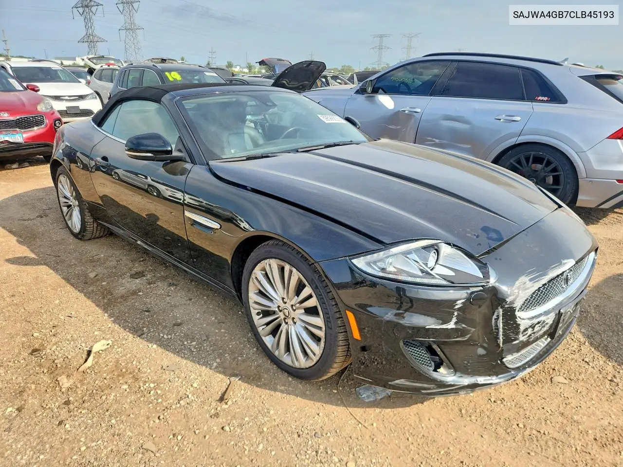 2012 Jaguar Xk VIN: SAJWA4GB7CLB45193 Lot: 59599206
