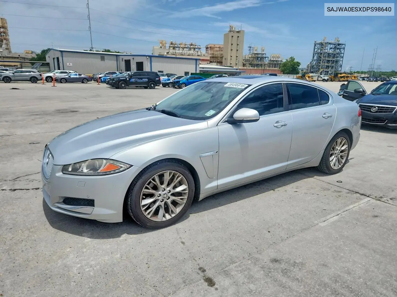 2013 Jaguar Xf VIN: SAJWA0ESXDPS98640 Lot: 58496916