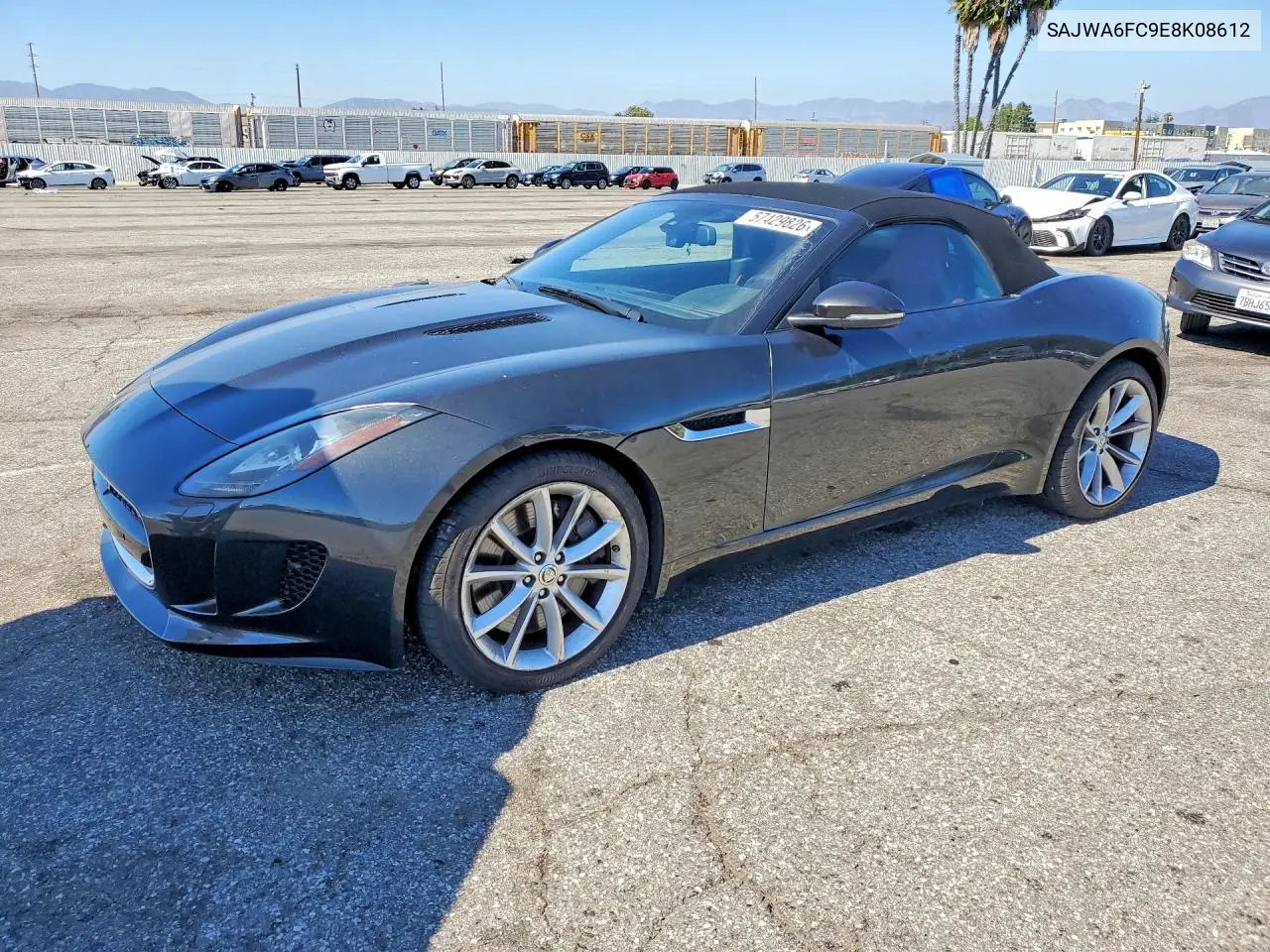 2014 Jaguar F-Type S VIN: SAJWA6FC9E8K08612 Lot: 57429826