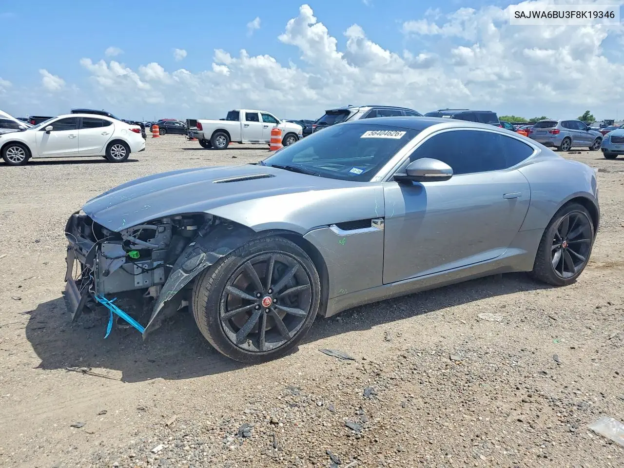 2015 Jaguar F-Type S VIN: SAJWA6BU3F8K19346 Lot: 56404626