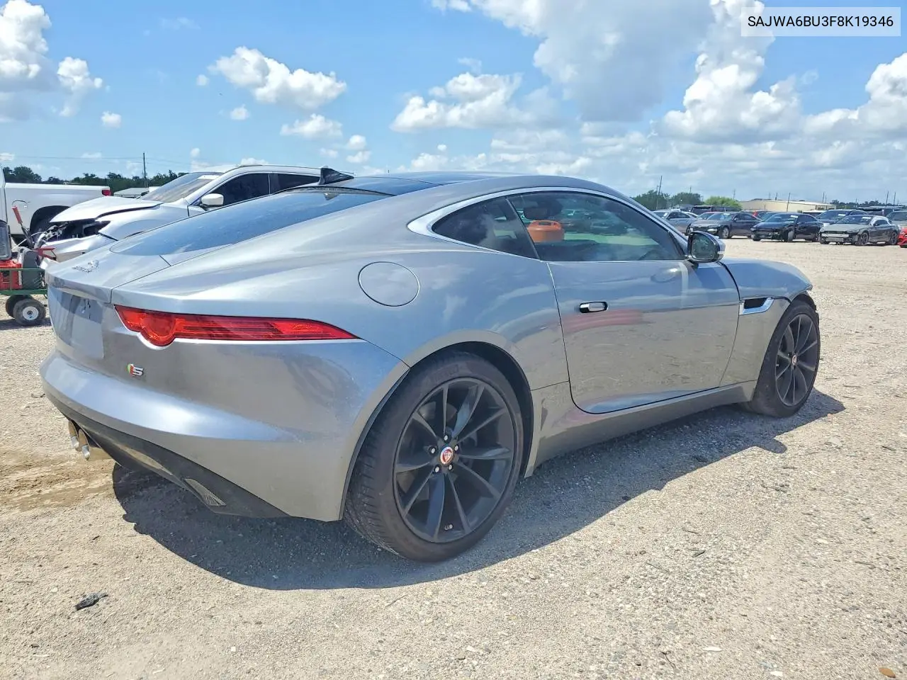 2015 Jaguar F-Type S VIN: SAJWA6BU3F8K19346 Lot: 56404626