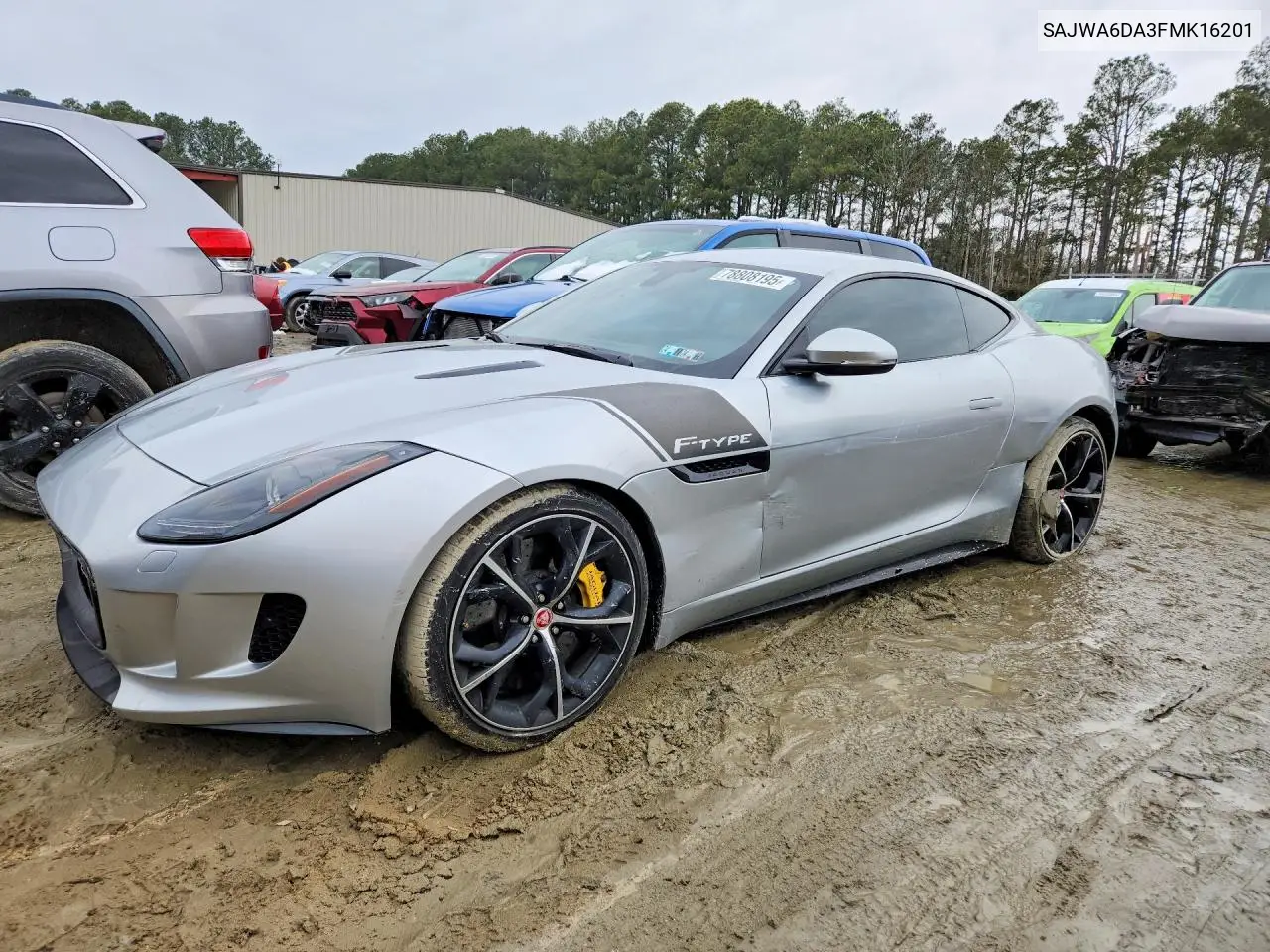 2015 Jaguar F-Type R VIN: SAJWA6DA3FMK16201 Lot: 78808195