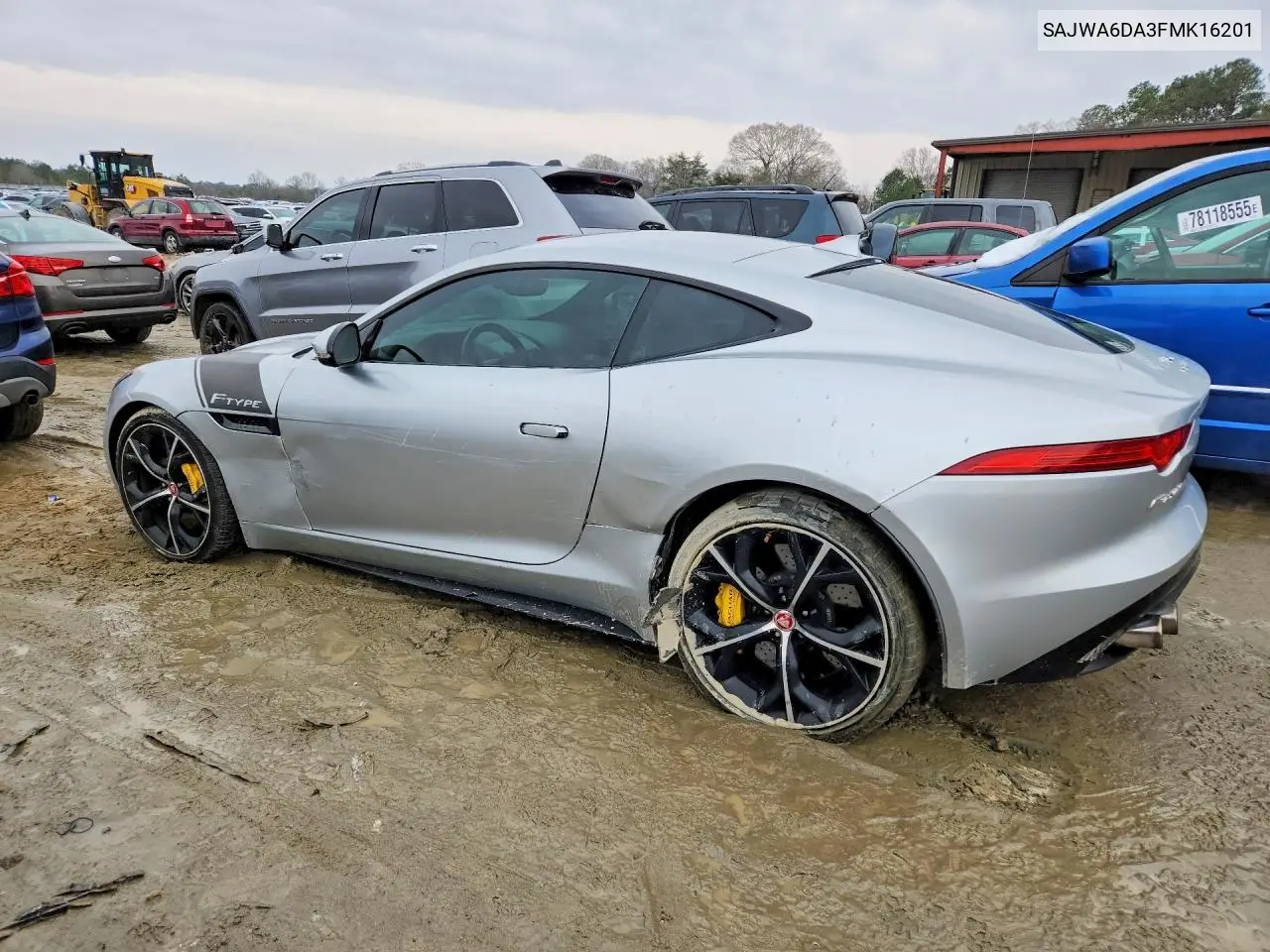 2015 Jaguar F-Type R VIN: SAJWA6DA3FMK16201 Lot: 78808195