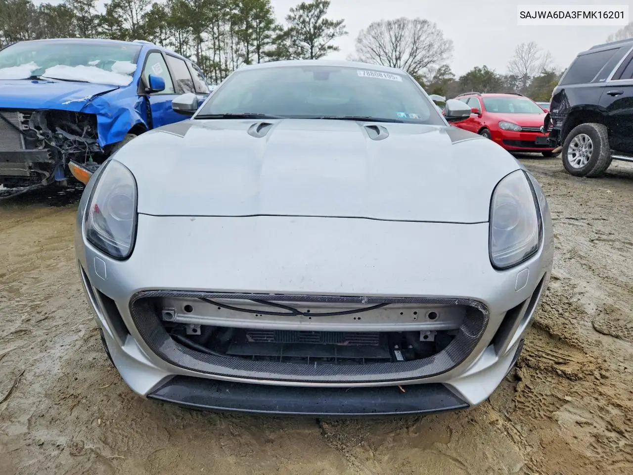 2015 Jaguar F-Type R VIN: SAJWA6DA3FMK16201 Lot: 78808195