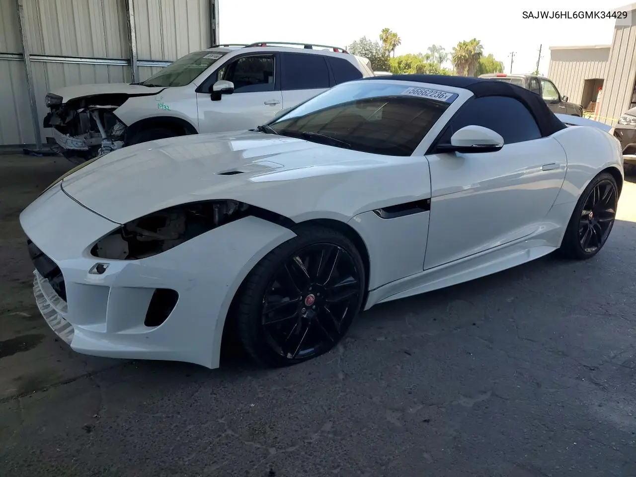 2016 Jaguar F-Type VIN: SAJWJ6HL6GMK34429 Lot: 56662236