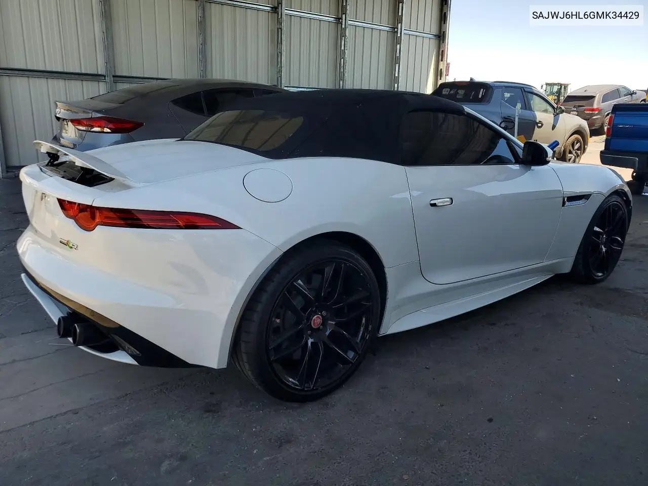 2016 Jaguar F-Type VIN: SAJWJ6HL6GMK34429 Lot: 56662236