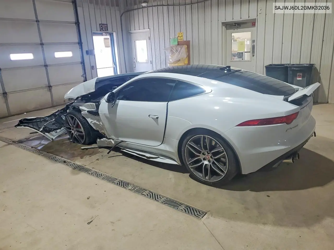 2016 Jaguar F-Type R VIN: SAJWJ6DL2GMK32036 Lot: 57171836