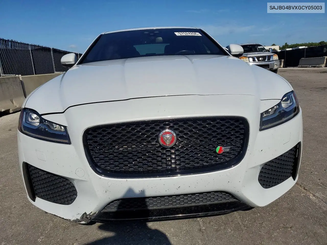 2016 Jaguar Xf S VIN: SAJBG4BVXGCY05003 Lot: 57524206