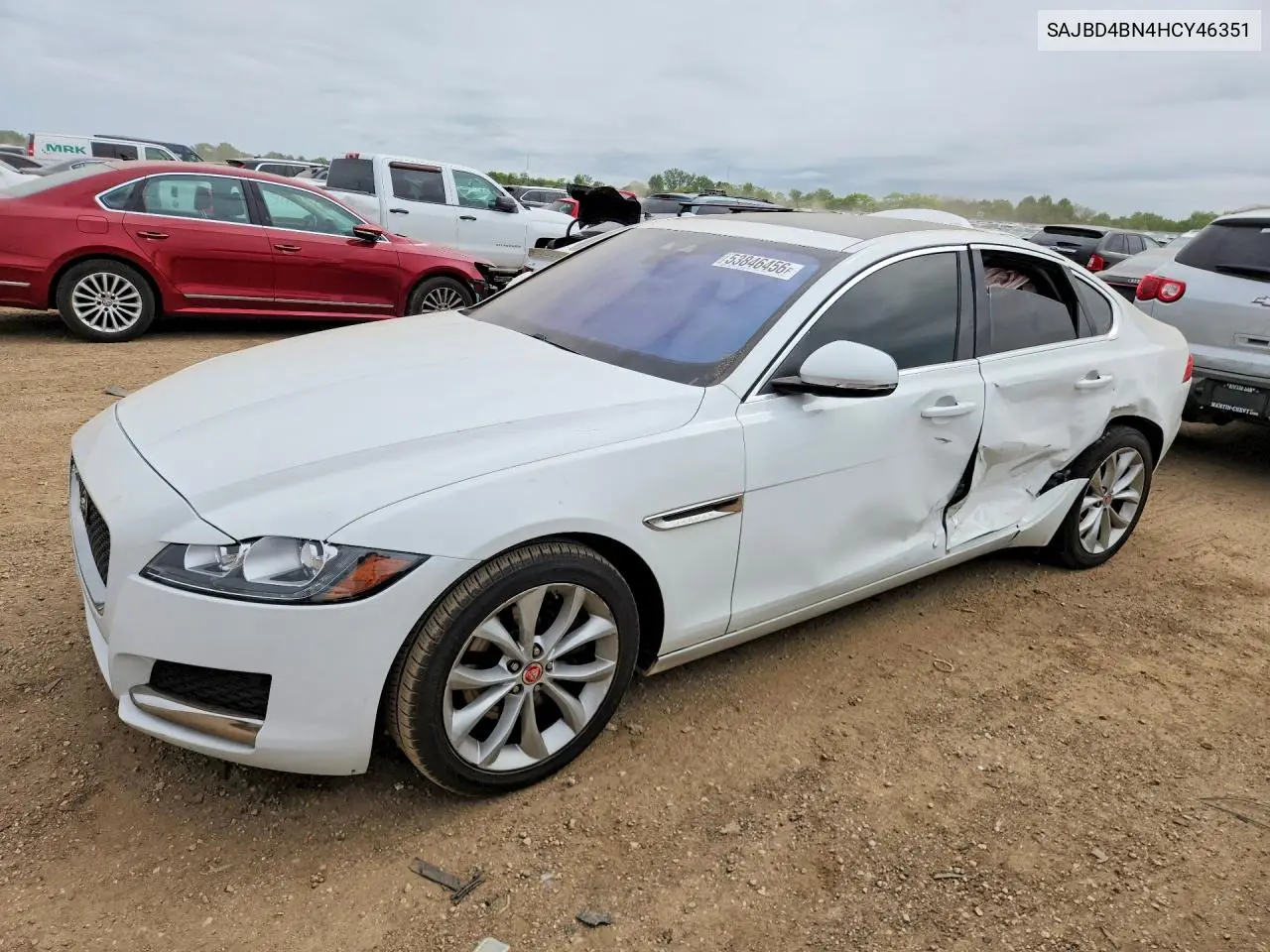 2017 Jaguar Xf Premium VIN: SAJBD4BN4HCY46351 Lot: 53846456