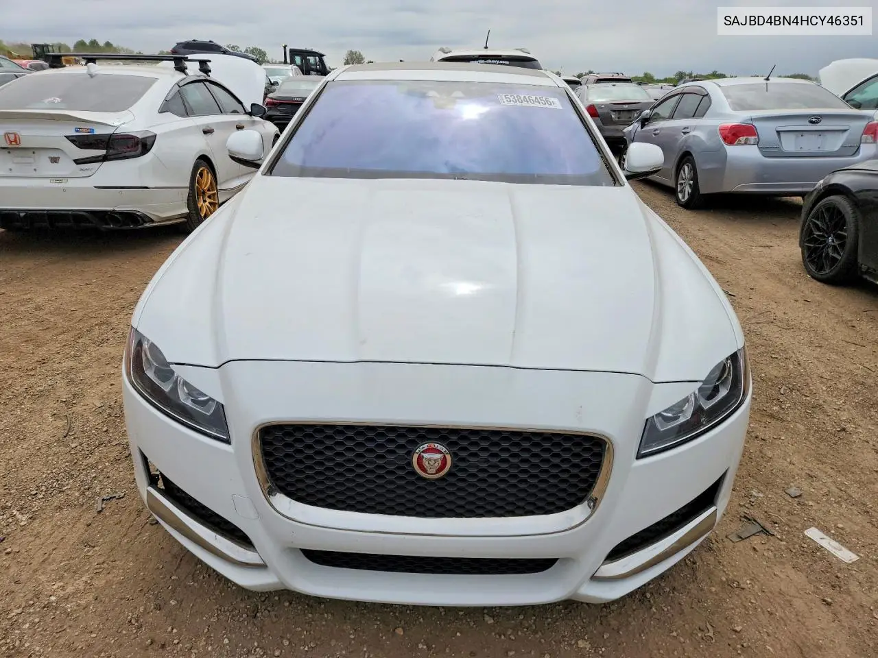 2017 Jaguar Xf Premium VIN: SAJBD4BN4HCY46351 Lot: 53846456