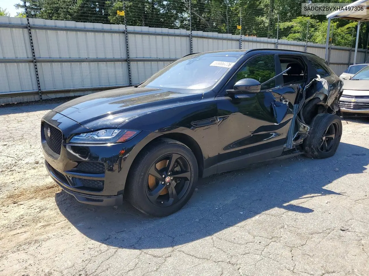 2017 Jaguar F-Pace Prestige VIN: SADCK2BVXHA497306 Lot: 55886776