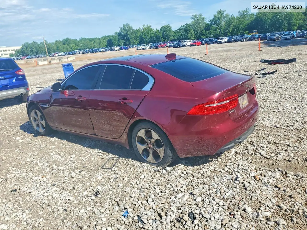 2017 Jaguar Xe VIN: SAJAR4BG4HA974230 Lot: 56810646