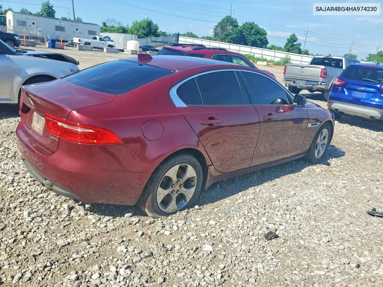 2017 Jaguar Xe VIN: SAJAR4BG4HA974230 Lot: 56810646