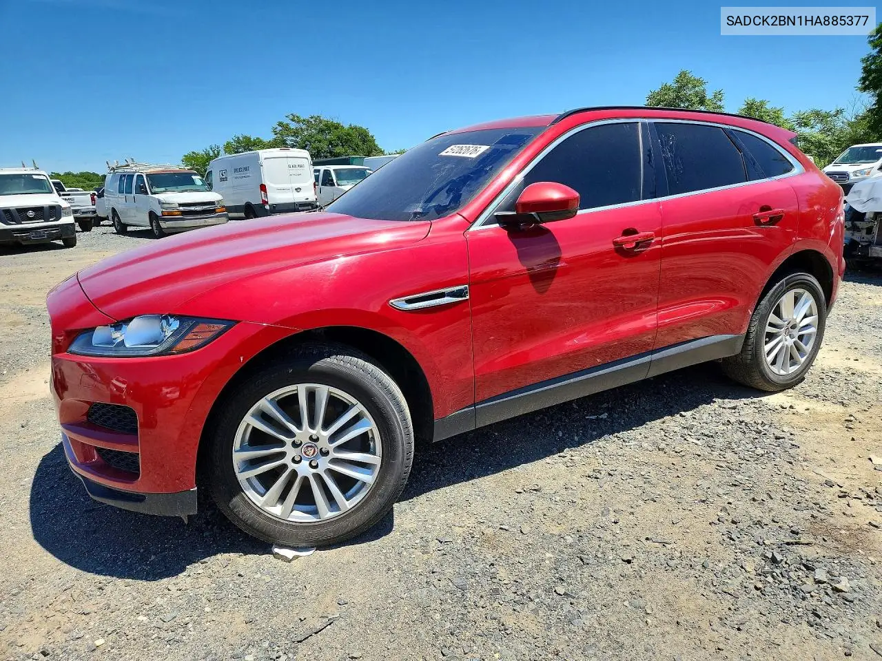 2017 Jaguar F-Pace Prestige VIN: SADCK2BN1HA885377 Lot: 57262676