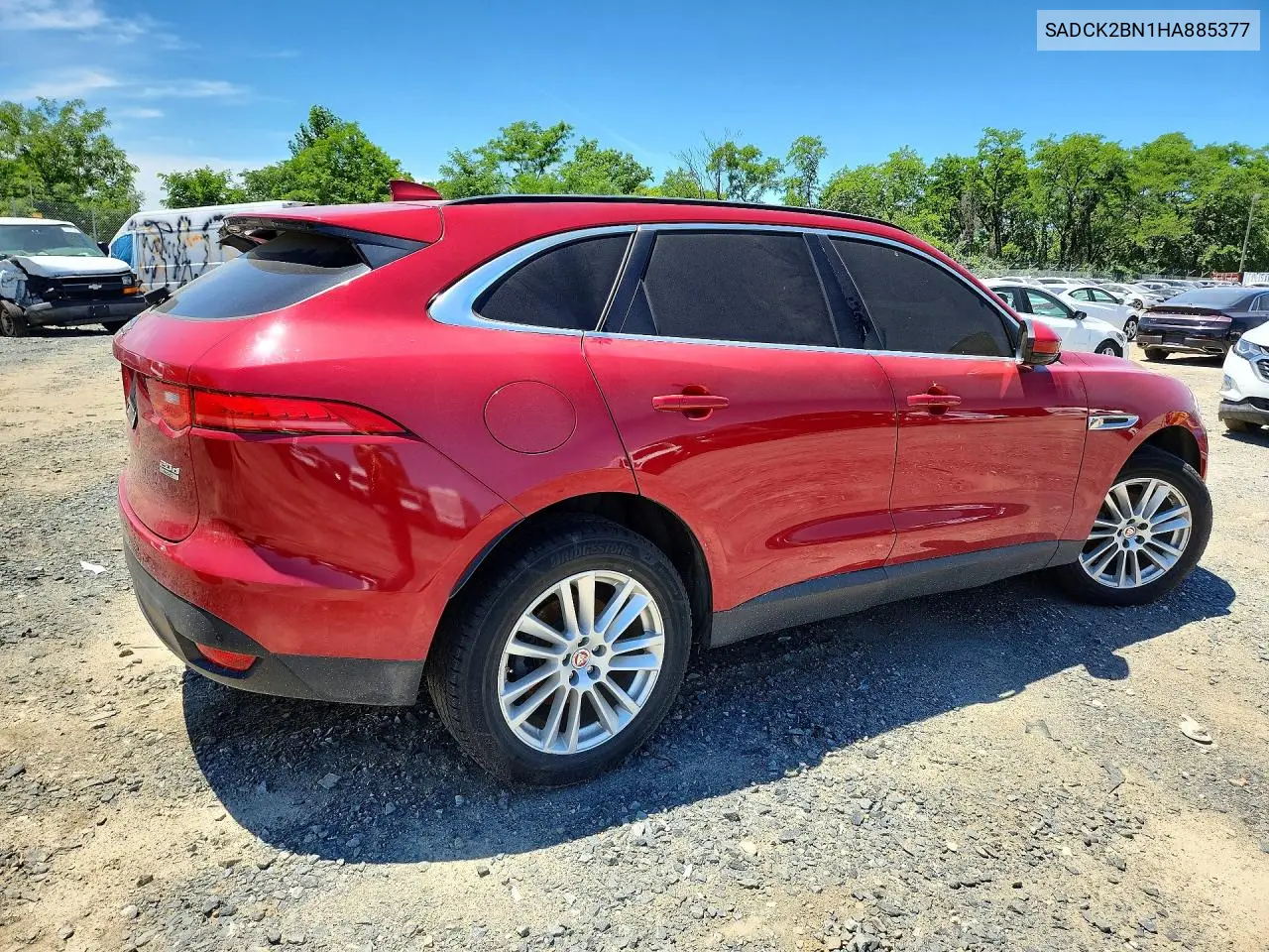 2017 Jaguar F-Pace Prestige VIN: SADCK2BN1HA885377 Lot: 57262676