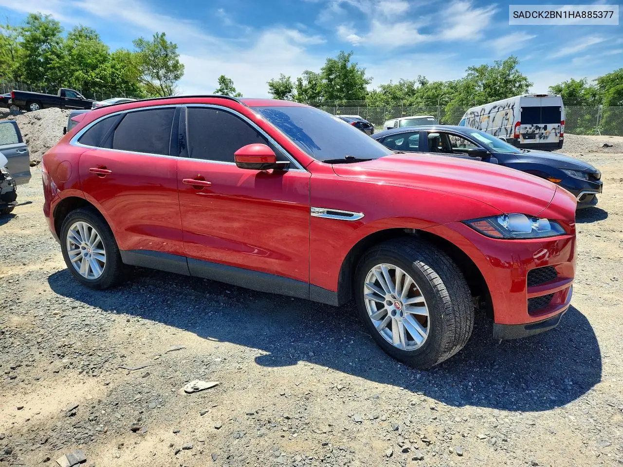 2017 Jaguar F-Pace Prestige VIN: SADCK2BN1HA885377 Lot: 57262676