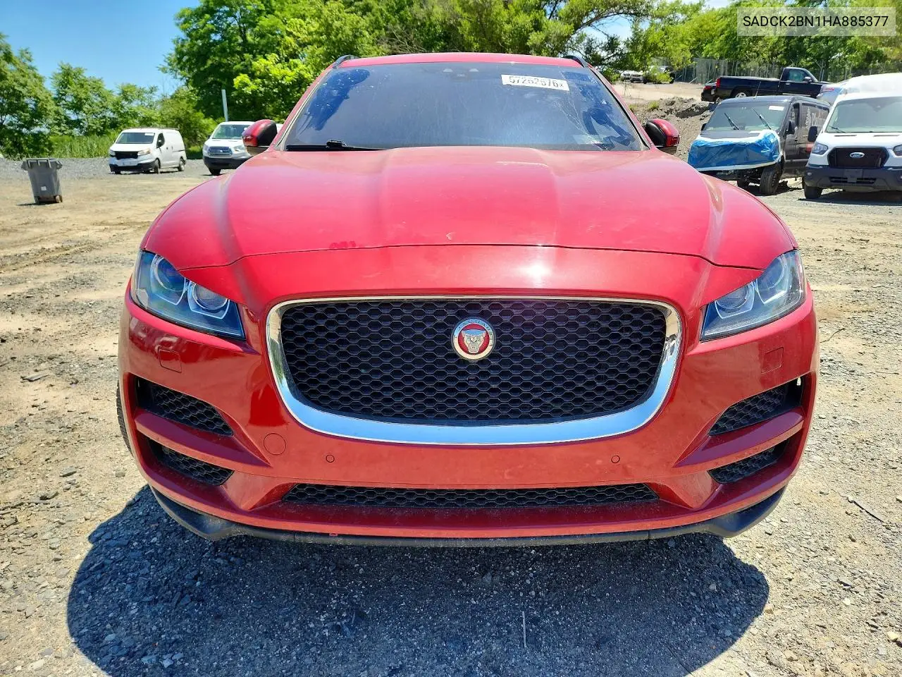 2017 Jaguar F-Pace Prestige VIN: SADCK2BN1HA885377 Lot: 57262676