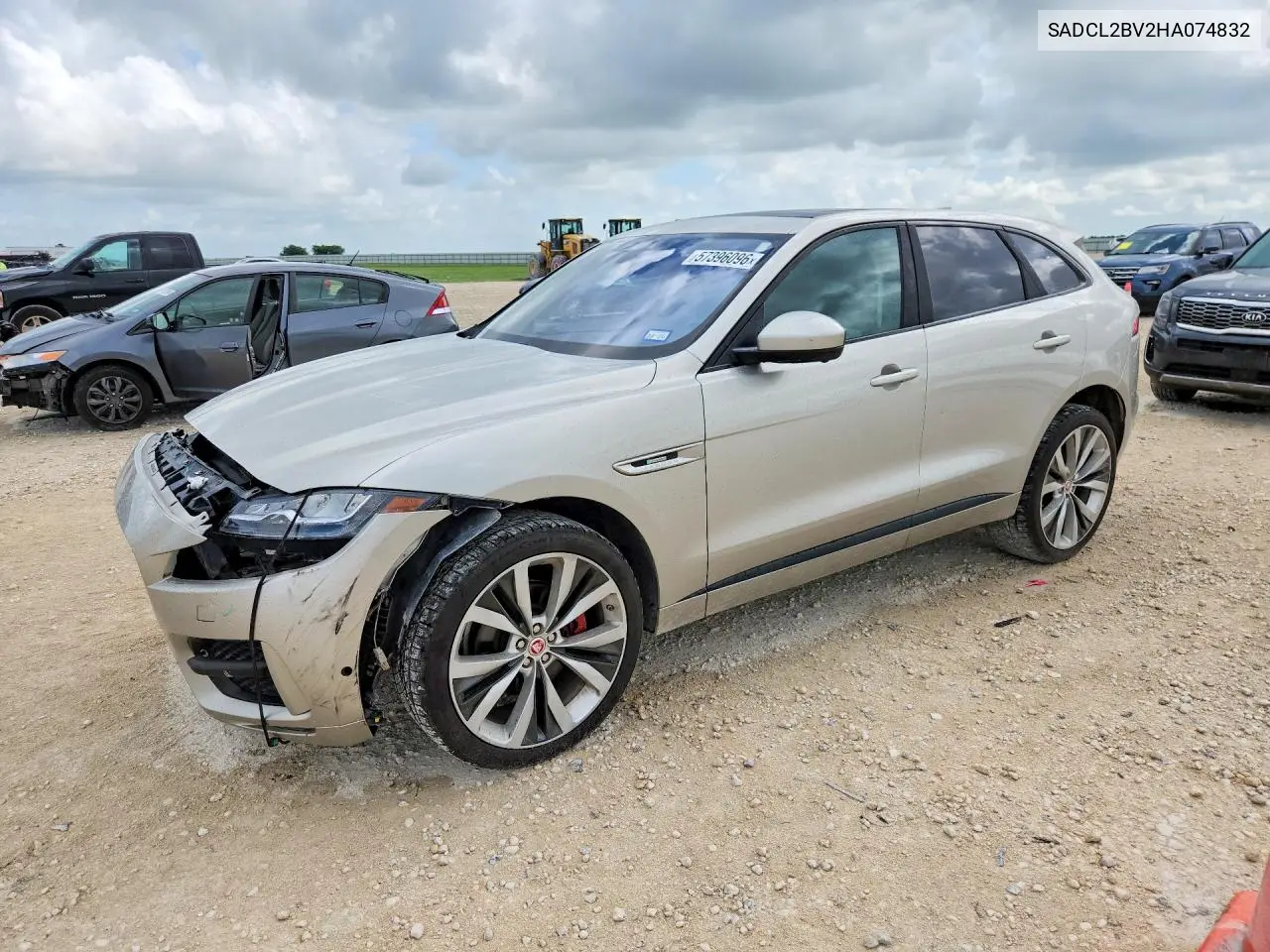2017 Jaguar F-Pace R - Sport VIN: SADCL2BV2HA074832 Lot: 57396096