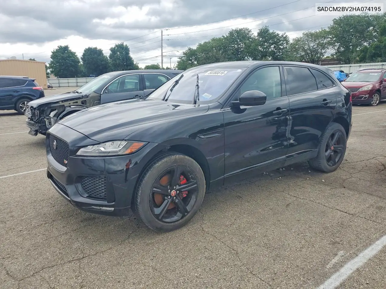 2017 Jaguar F-Pace S VIN: SADCM2BV2HA074195 Lot: 58380816