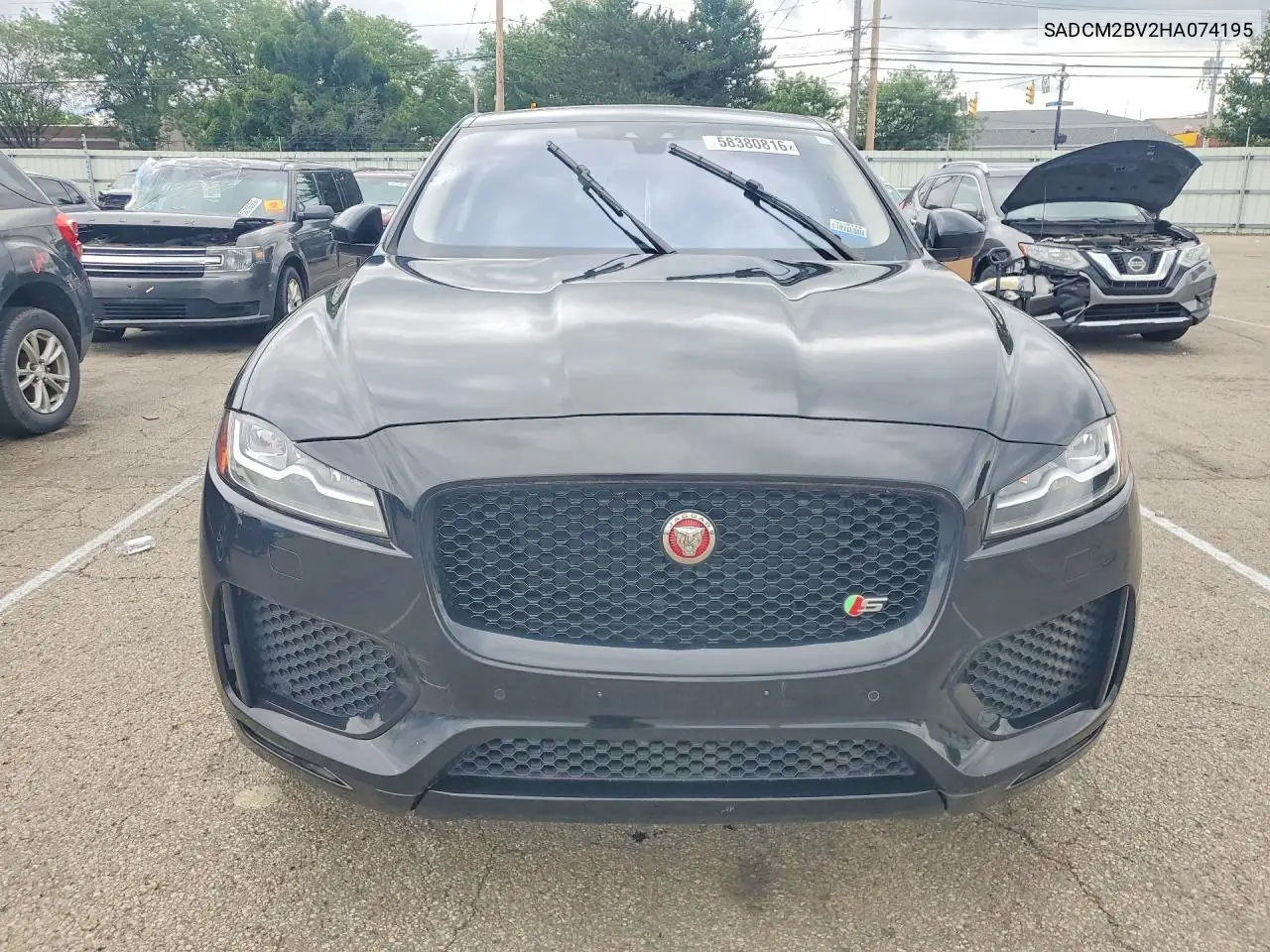 2017 Jaguar F-Pace S VIN: SADCM2BV2HA074195 Lot: 58380816