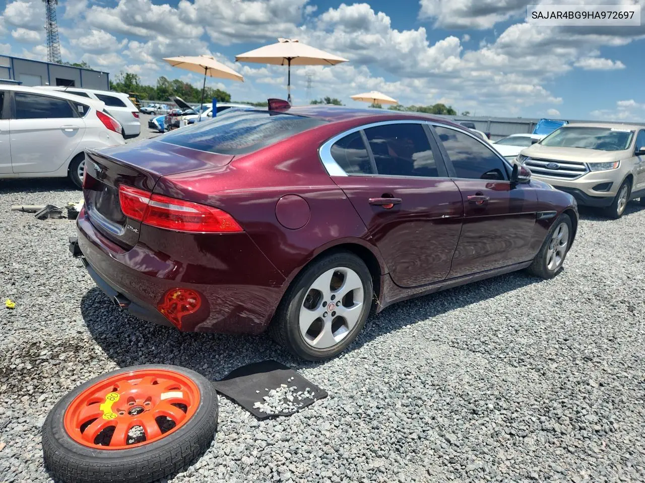 2017 Jaguar Xe VIN: SAJAR4BG9HA972697 Lot: 58399686