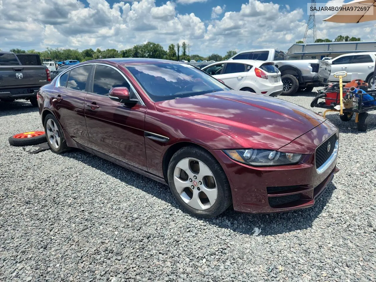 2017 Jaguar Xe VIN: SAJAR4BG9HA972697 Lot: 58399686