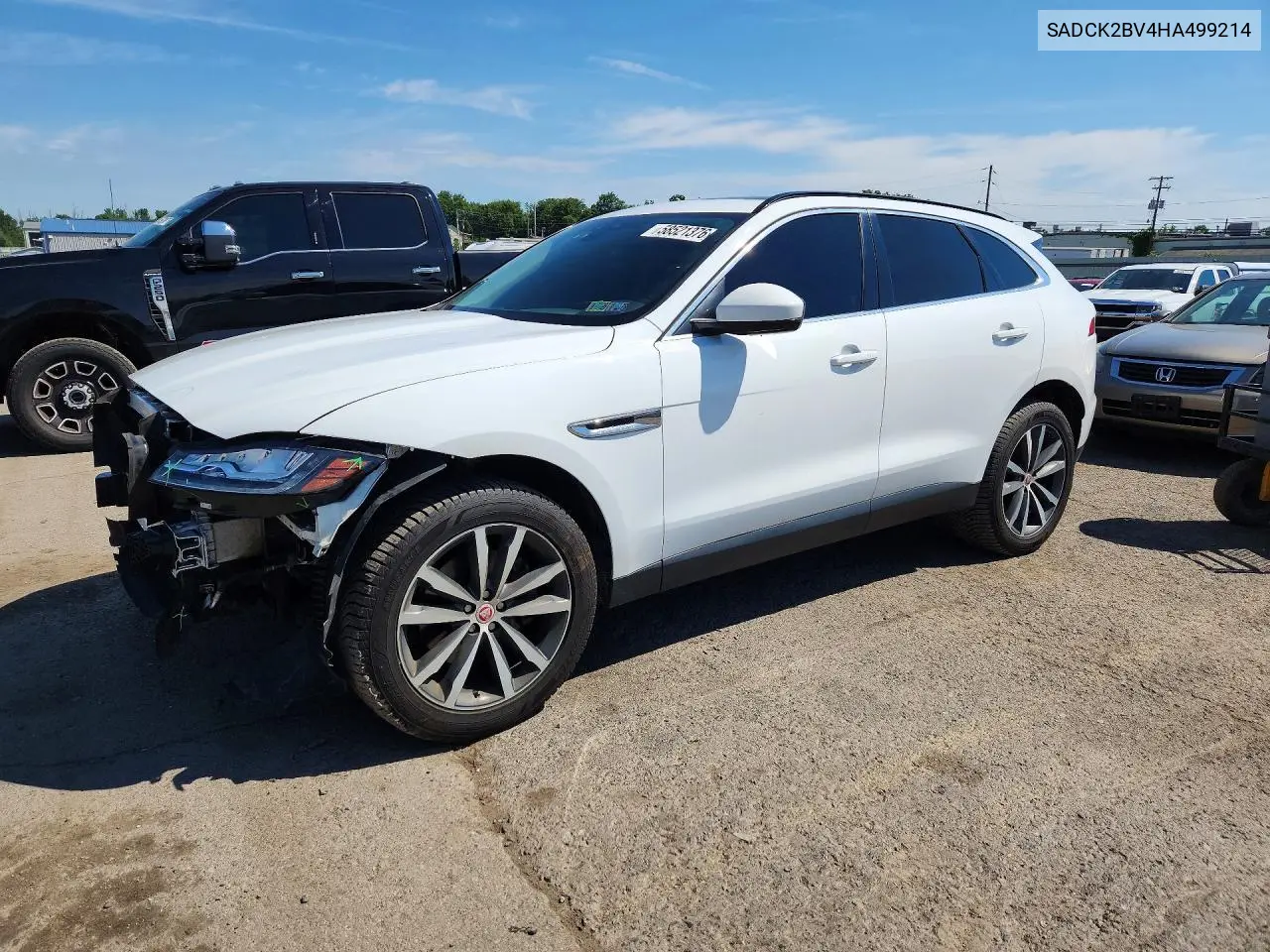 2017 Jaguar F-Pace Prestige VIN: SADCK2BV4HA499214 Lot: 58521376