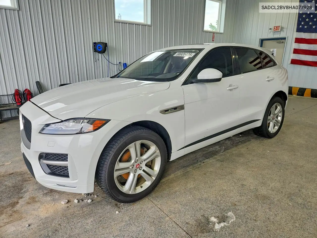 2017 Jaguar F-Pace R - Sport VIN: SADCL2BV8HA077928 Lot: 58935426