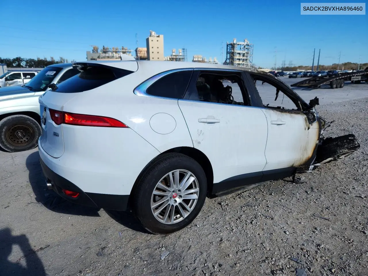 2017 Jagu F-Pace Pre VIN: SADCK2BVXHA896460 Lot: 79298455