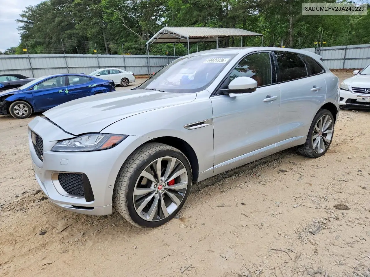 2018 Jaguar F-Pace S VIN: SADCM2FV2JA240229 Lot: 54439236