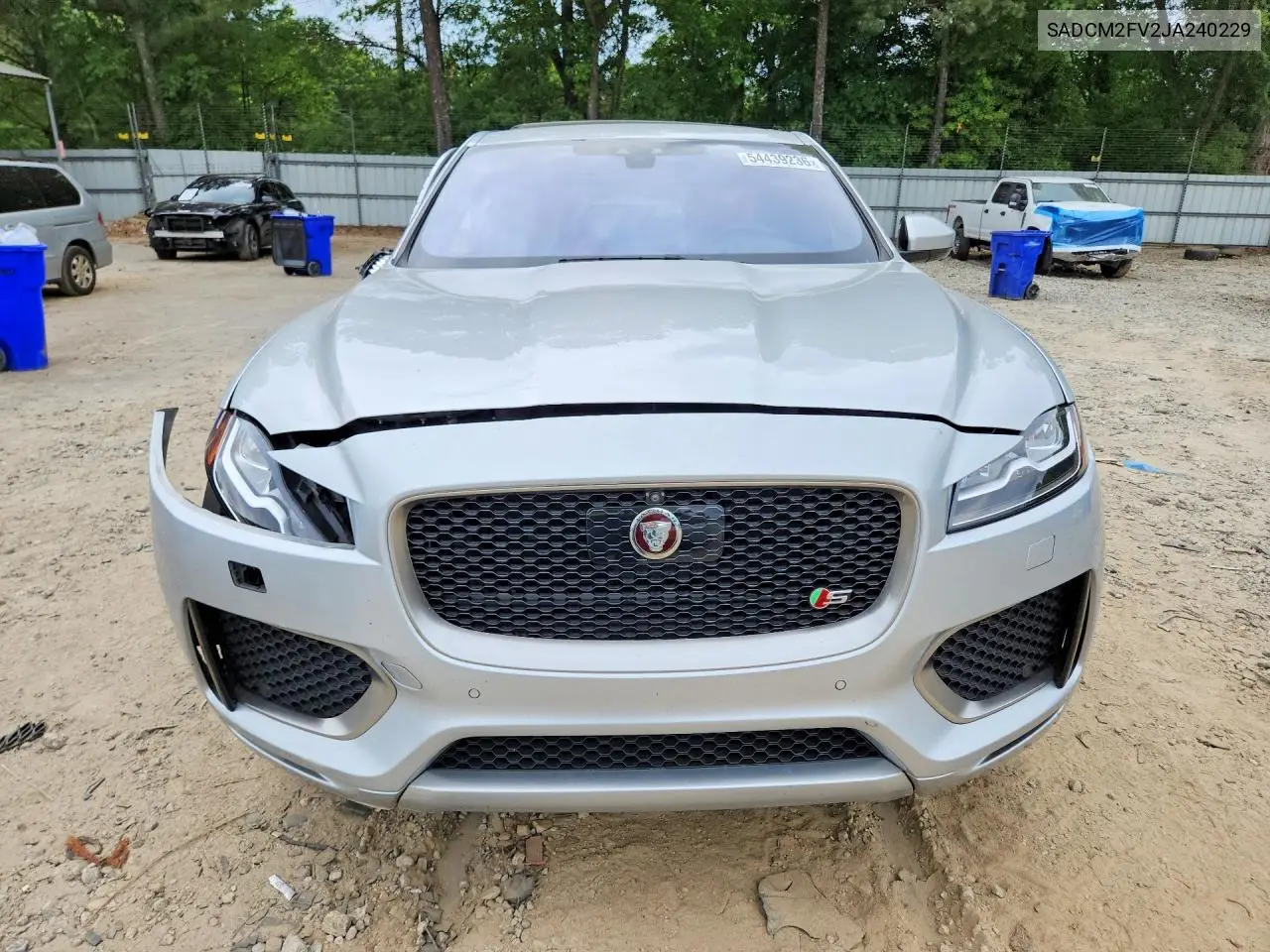 2018 Jaguar F-Pace S VIN: SADCM2FV2JA240229 Lot: 54439236