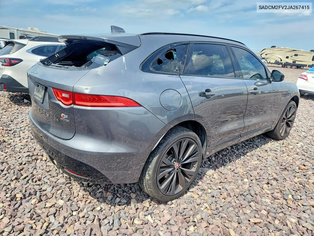 2018 Jaguar F-Pace S VIN: SADCM2FV2JA267415 Lot: 55690276