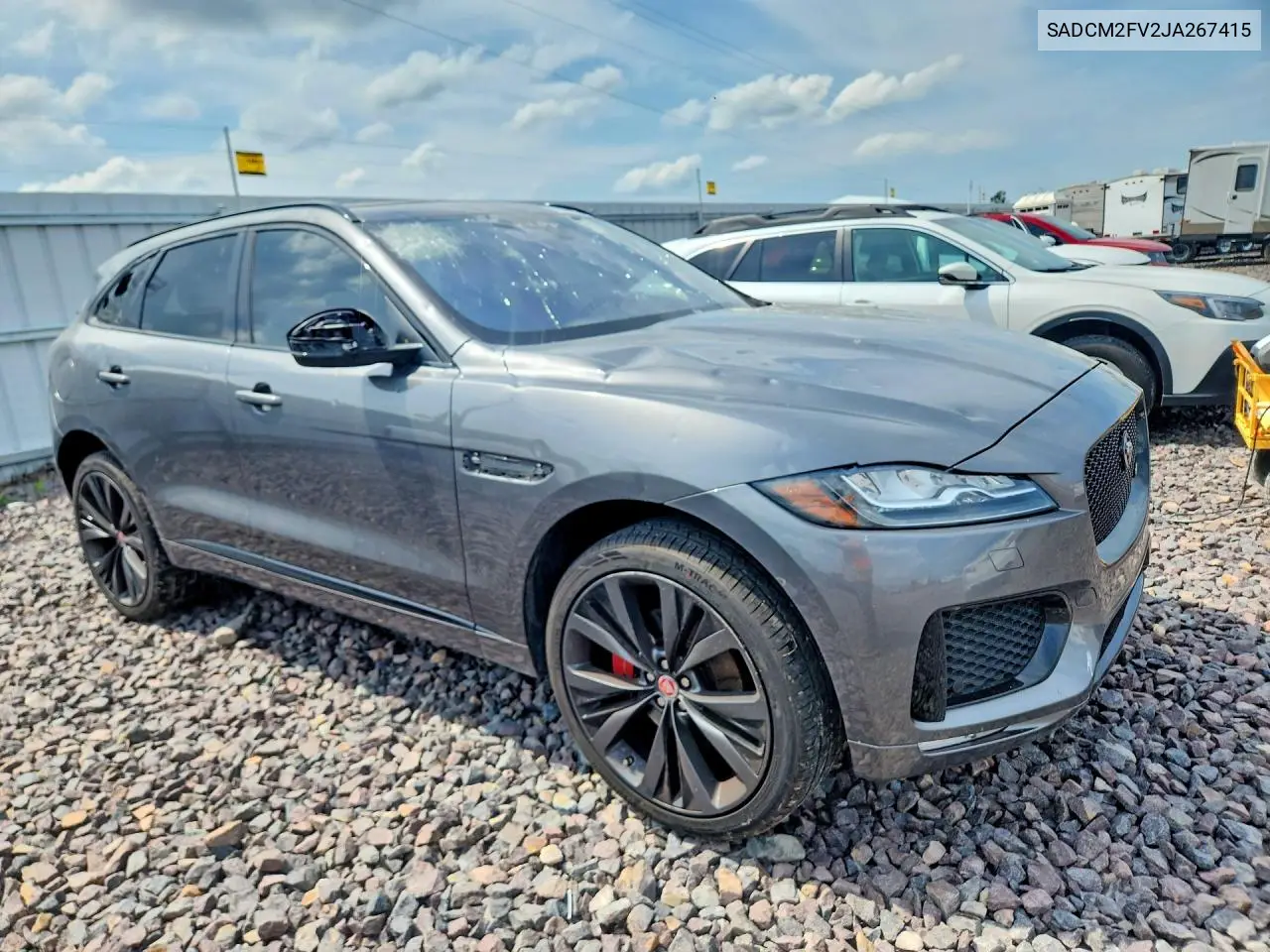2018 Jaguar F-Pace S VIN: SADCM2FV2JA267415 Lot: 55690276