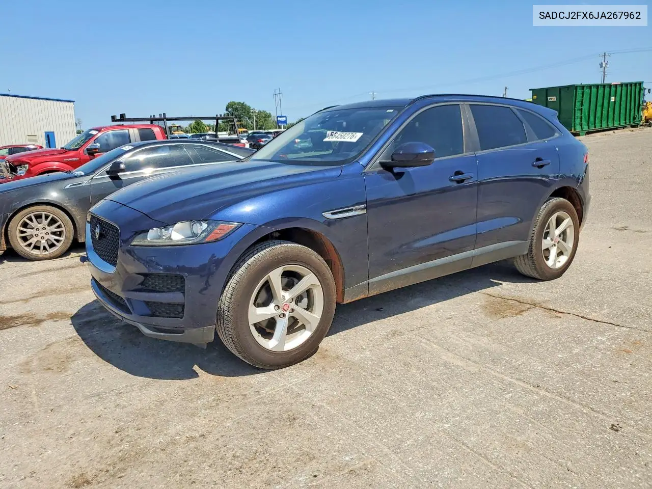 2018 Jaguar F-Pace VIN: SADCJ2FX6JA267962 Lot: 56450276