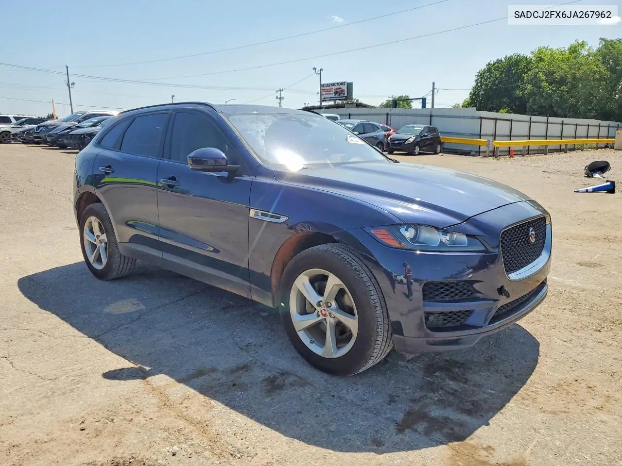 2018 Jaguar F-Pace VIN: SADCJ2FX6JA267962 Lot: 56450276