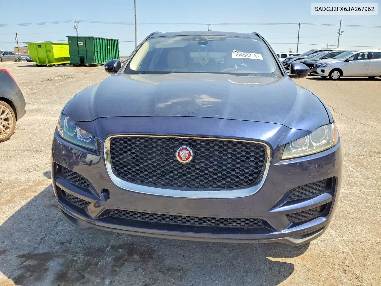 2018 Jaguar F-Pace VIN: SADCJ2FX6JA267962 Lot: 56450276