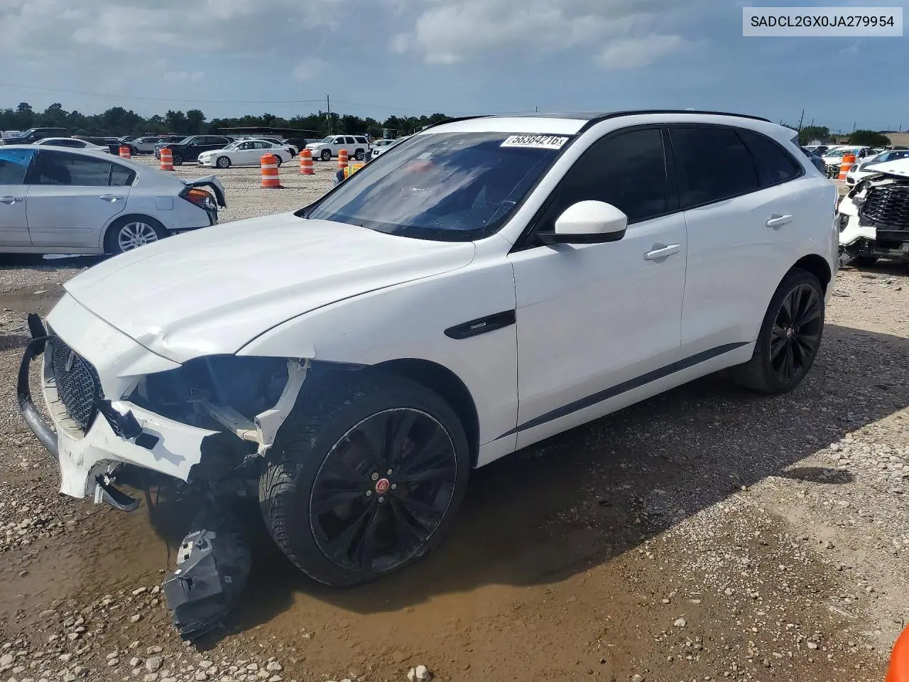 2018 Jaguar F-Pace R - Sport VIN: SADCL2GX0JA279954 Lot: 58384216