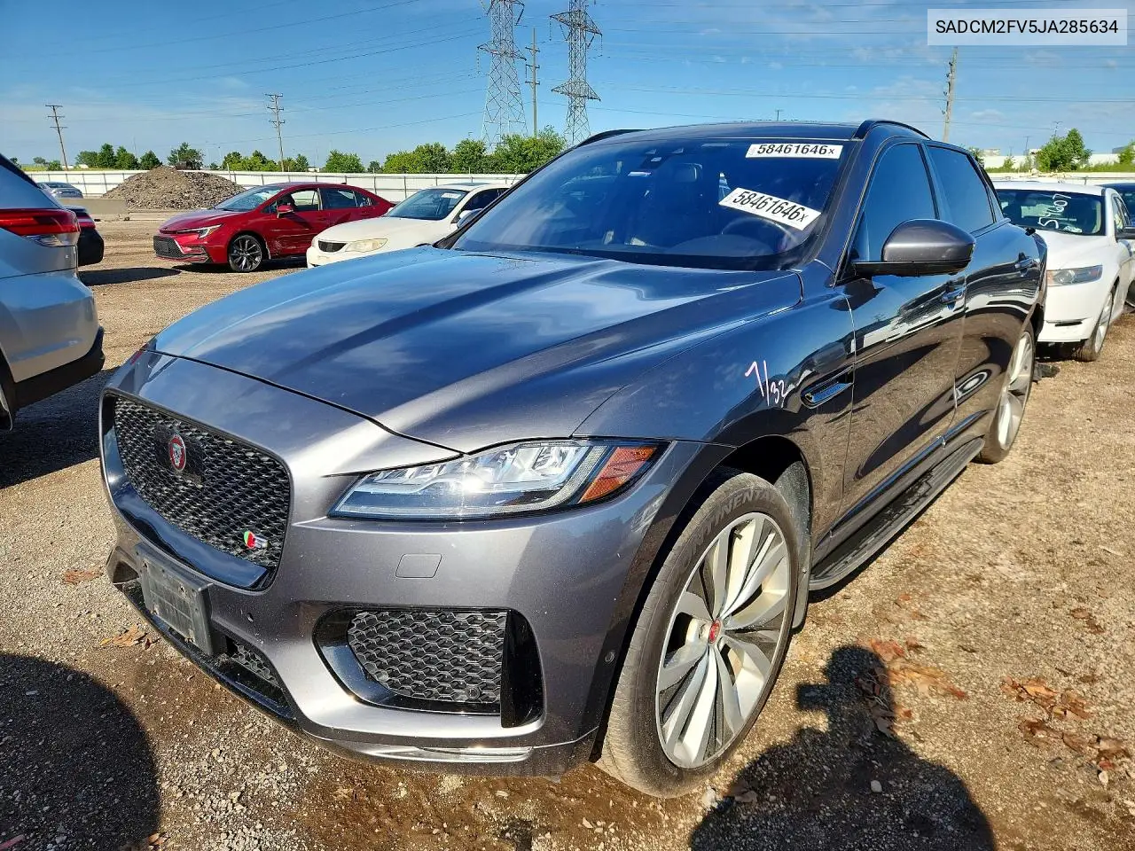 2018 Jaguar F-Pace S VIN: SADCM2FV5JA285634 Lot: 58461646