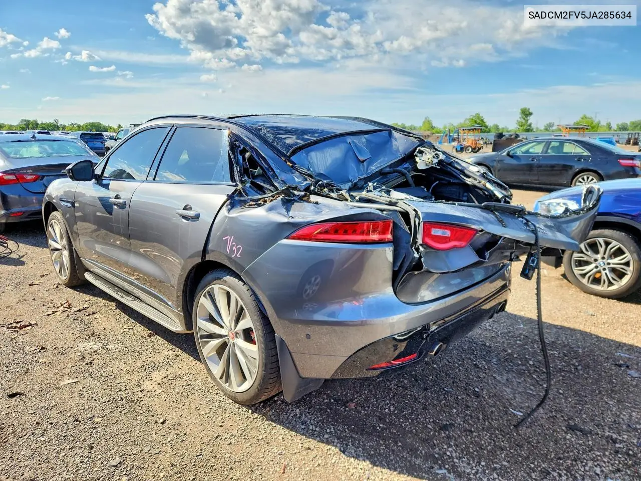 2018 Jaguar F-Pace S VIN: SADCM2FV5JA285634 Lot: 58461646