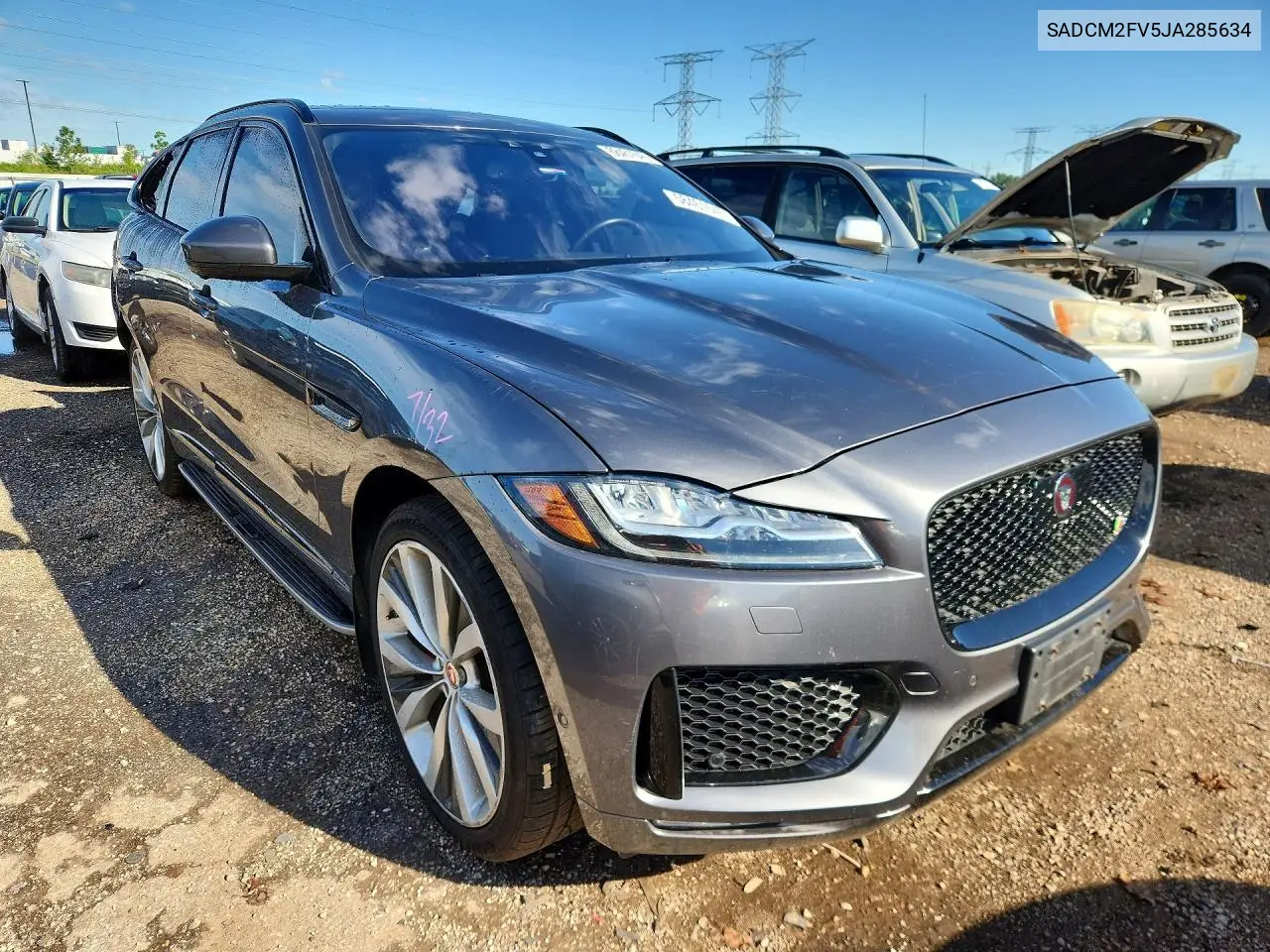2018 Jaguar F-Pace S VIN: SADCM2FV5JA285634 Lot: 58461646