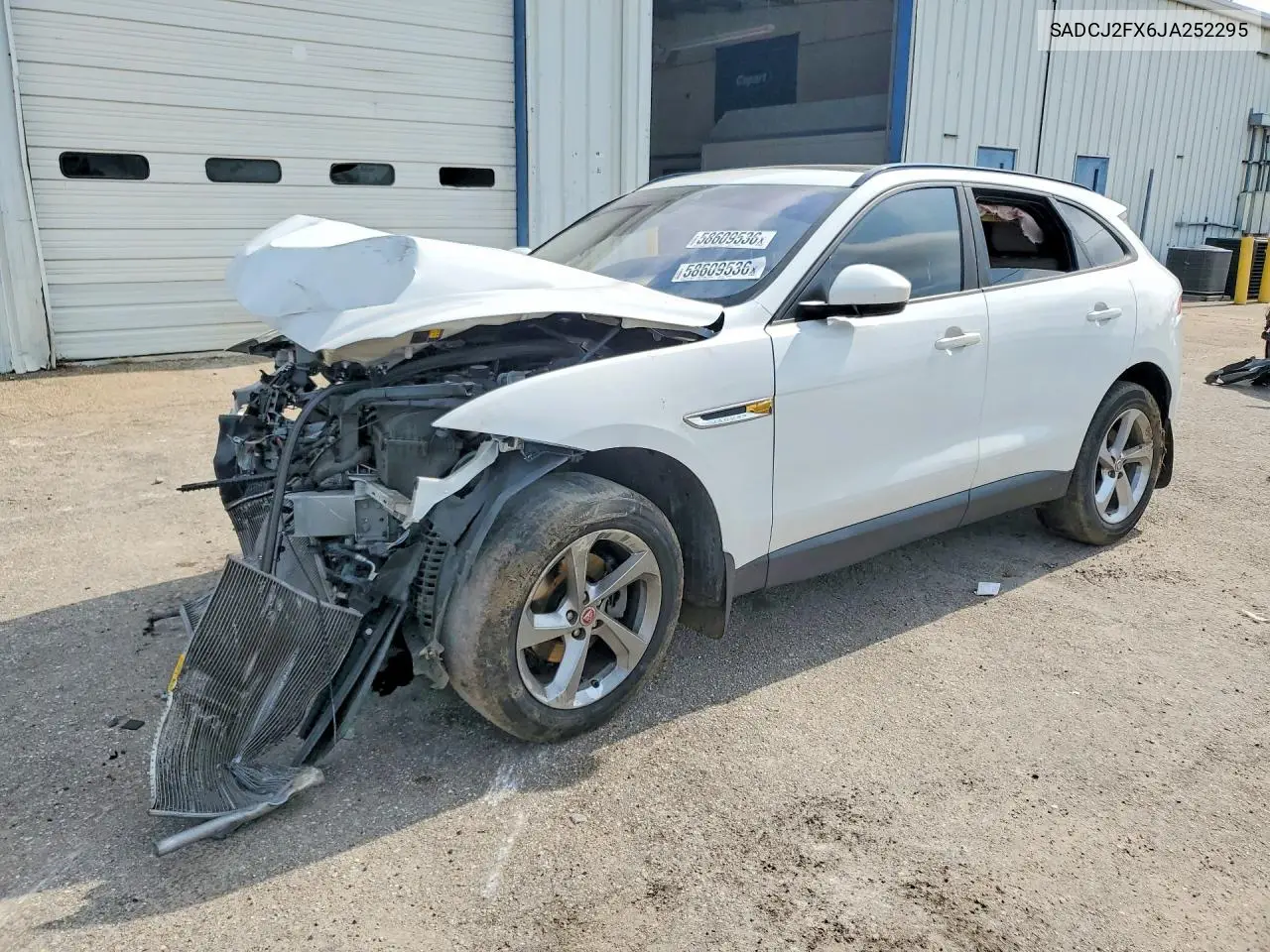 2018 Jaguar F-Pace Premium VIN: SADCJ2FX6JA252295 Lot: 58609536