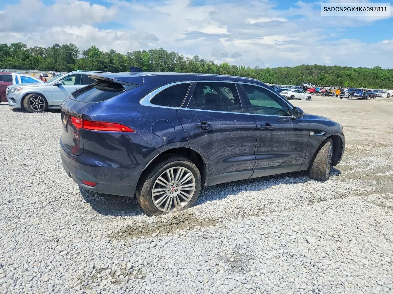 2019 Jaguar F-Pace Portfolio VIN: SADCN2GX4KA397811 Lot: 53239476