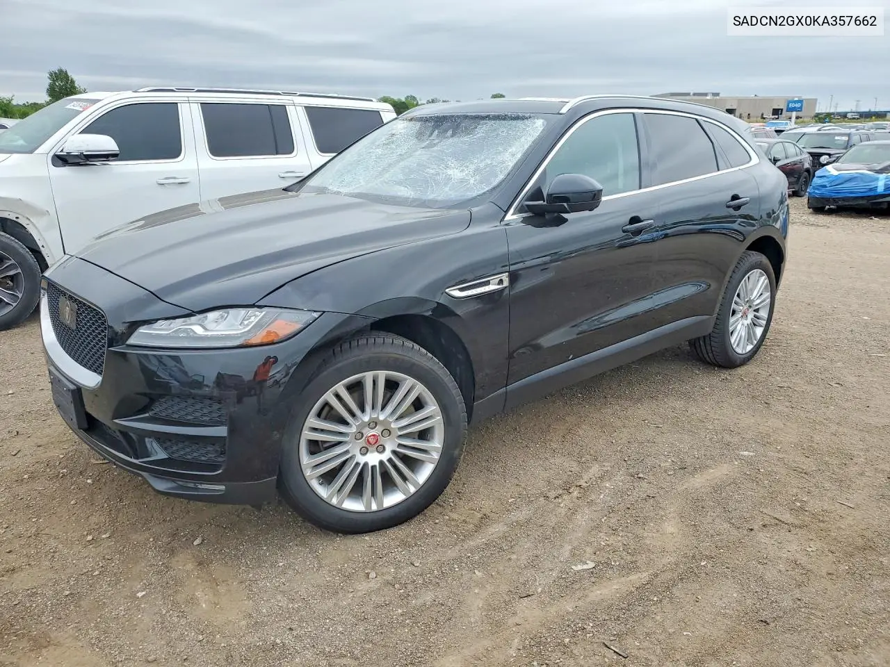2019 Jaguar F-Pace Portfolio VIN: SADCN2GX0KA357662 Lot: 54454306