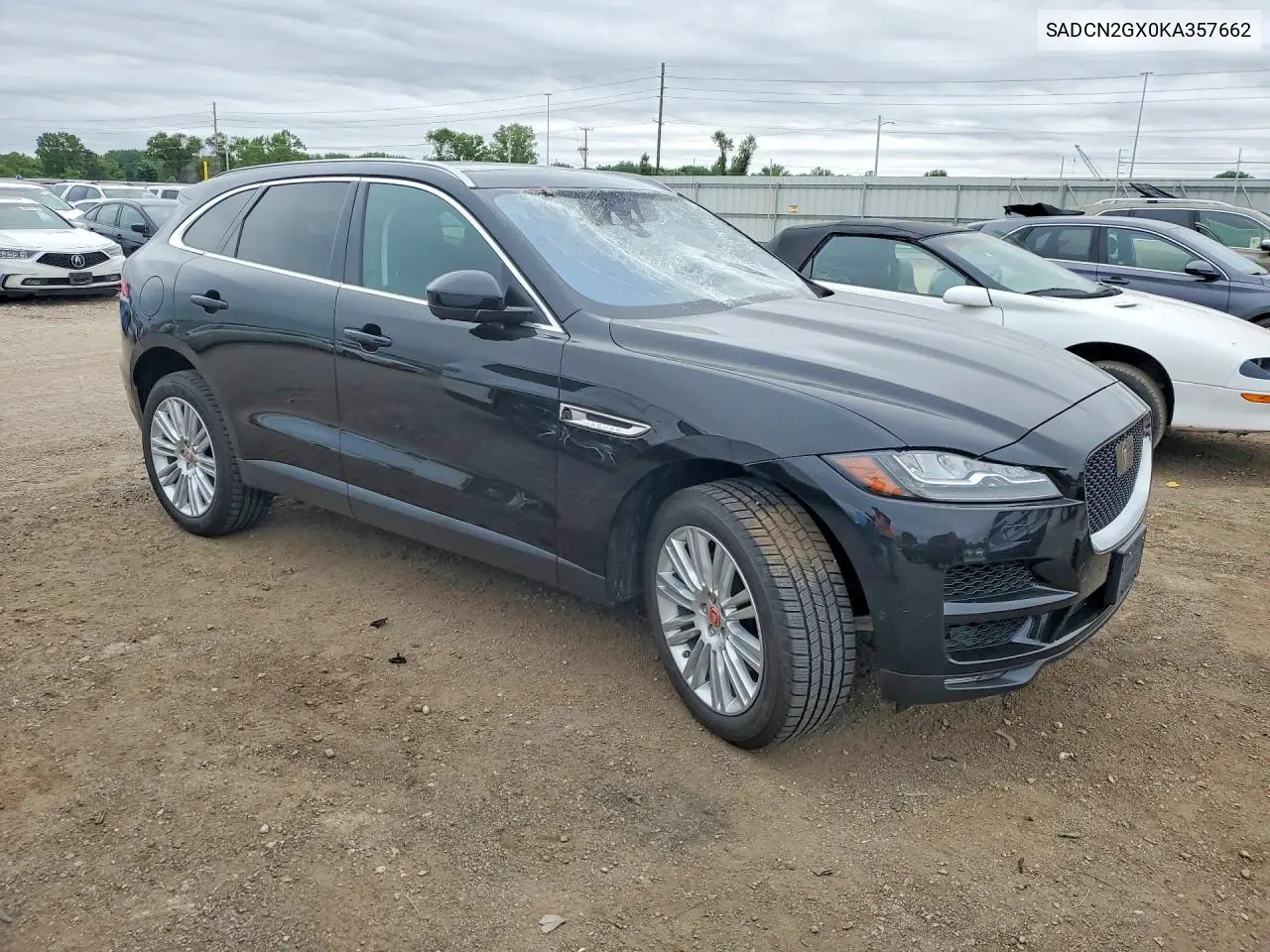 2019 Jaguar F-Pace Portfolio VIN: SADCN2GX0KA357662 Lot: 54454306